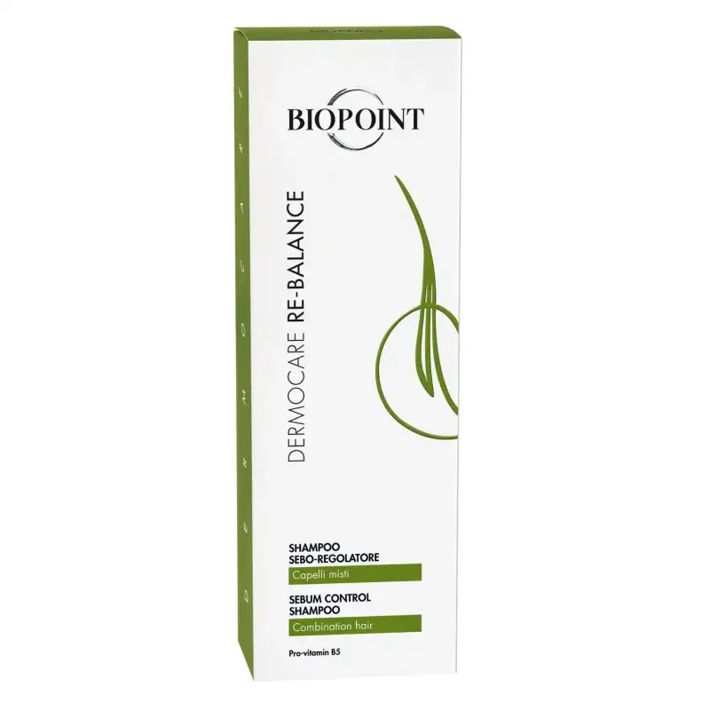 Biopoint Sampon Sebum Regulator Dermocare Re-Balance 200 ml Bax 6 buc.